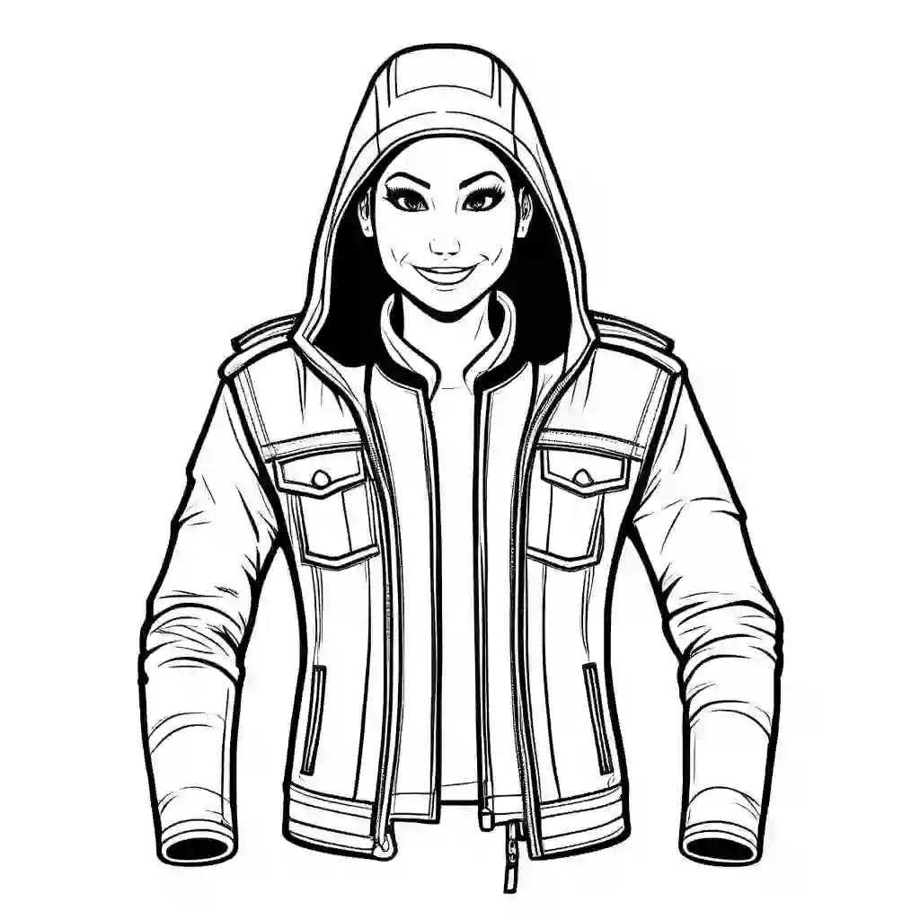 Jackets coloring pages